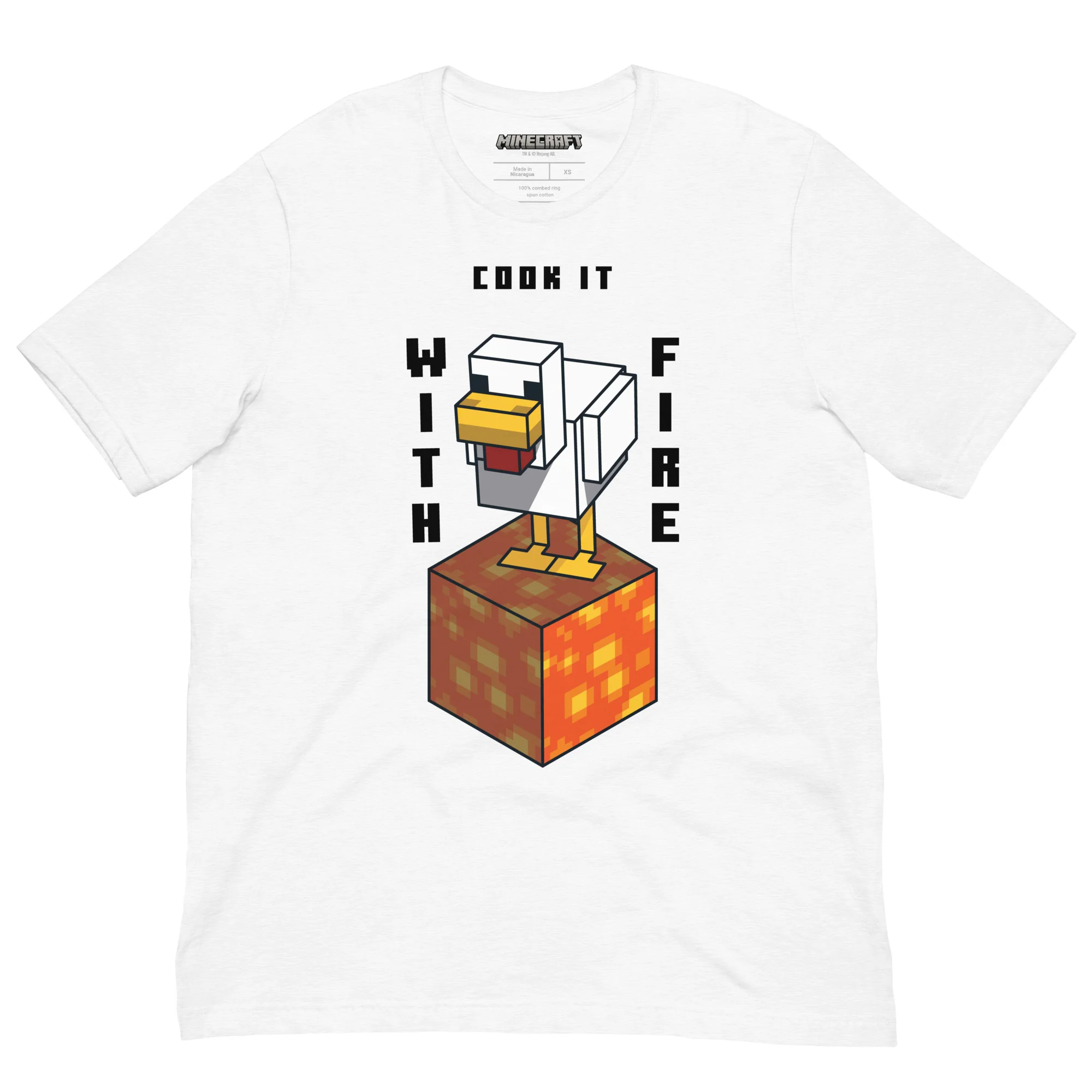 Minecraft T-Shirt Lava Chicken, Cook It - Image 7