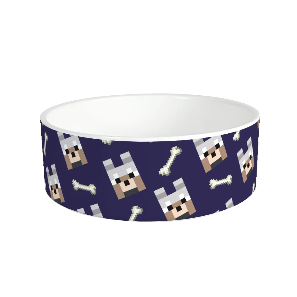 Minecraft Tamed Wolf Pet Bowl - Image 4