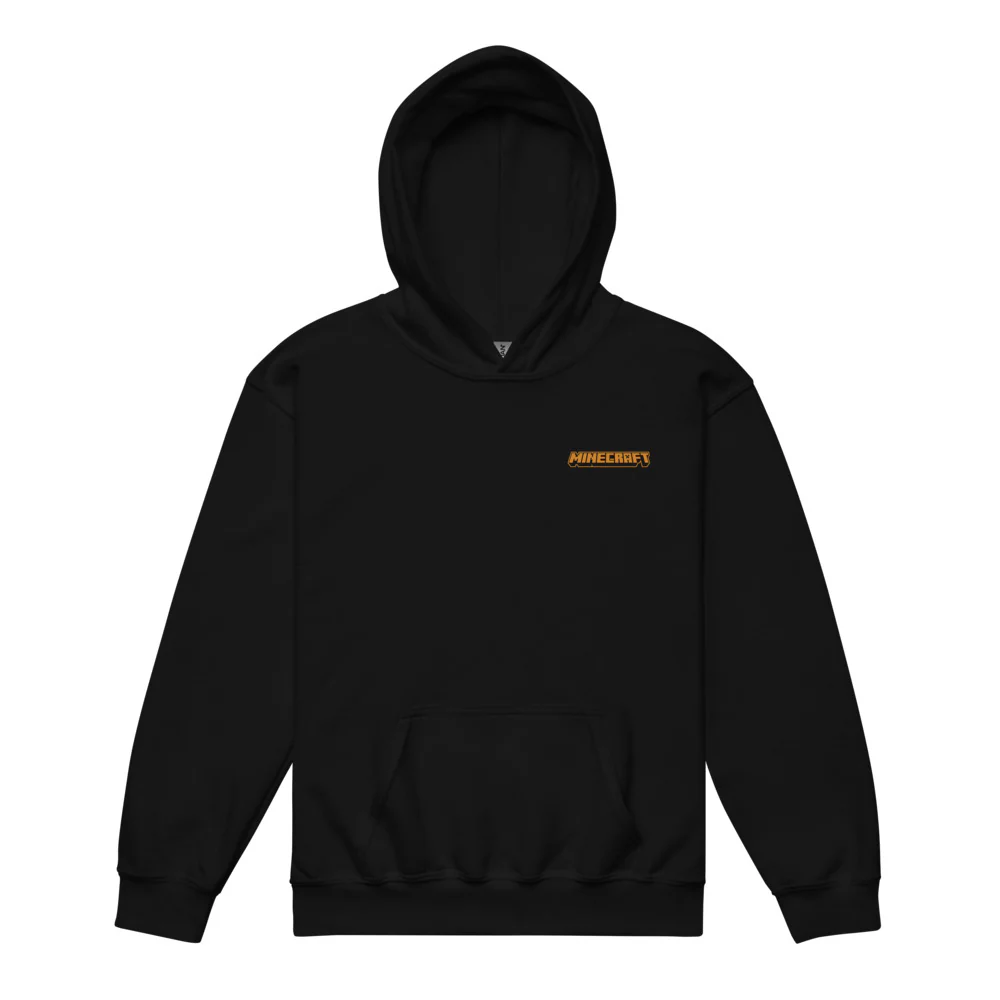 Minecraft The Bad Mobs Come Out At Night Kids Hoodie - Image 2