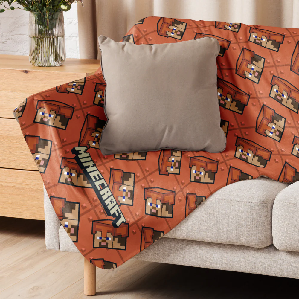 Minecraft The Copper Age Premium Sherpa Blanket - Image 15