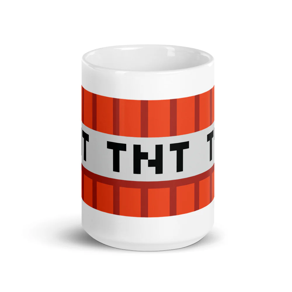 Minecraft TNT White Mug - Image 4