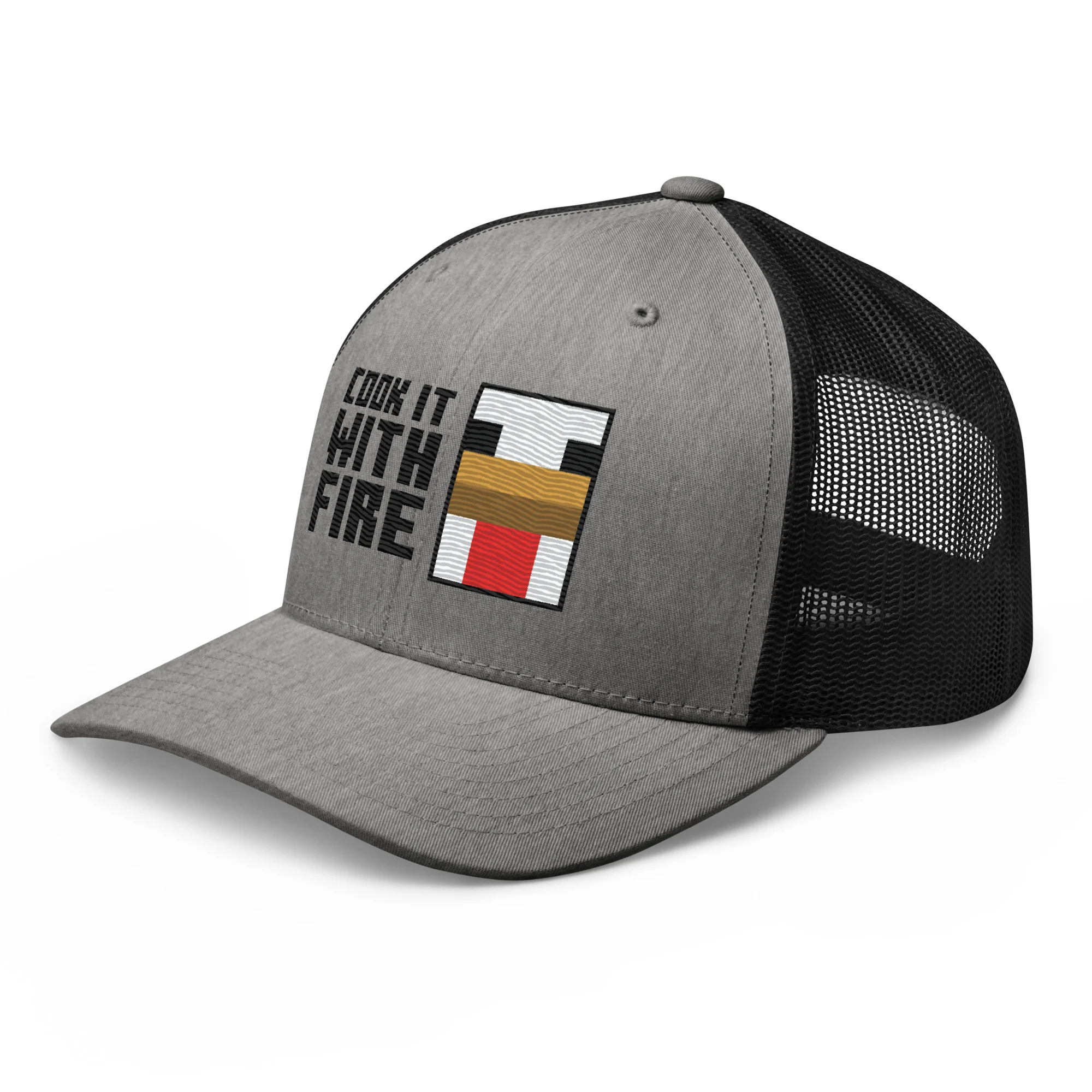 Minecraft Trucker Hat Cook It With Fire - Image 3