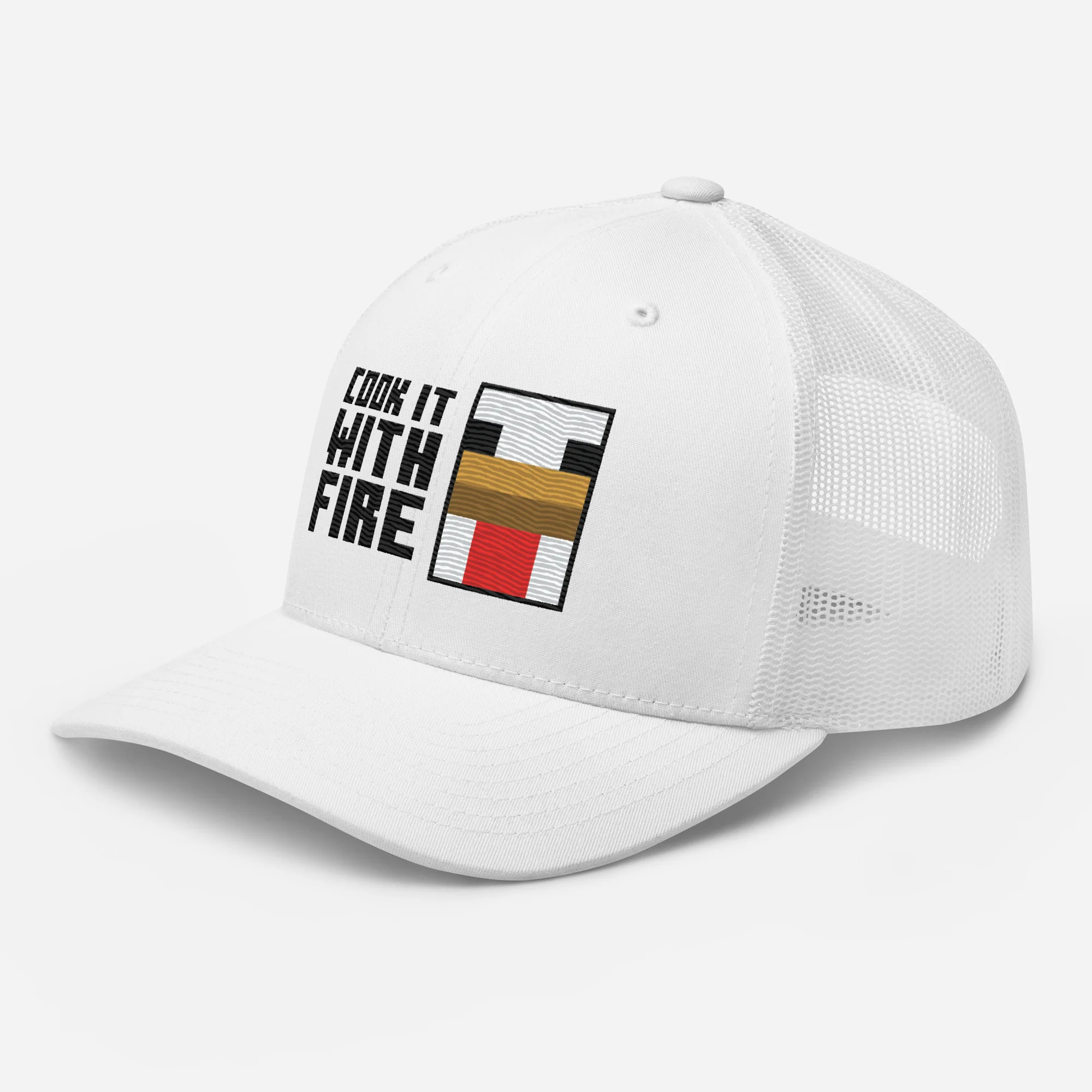 Minecraft Trucker Hat Cook It With Fire - Image 7
