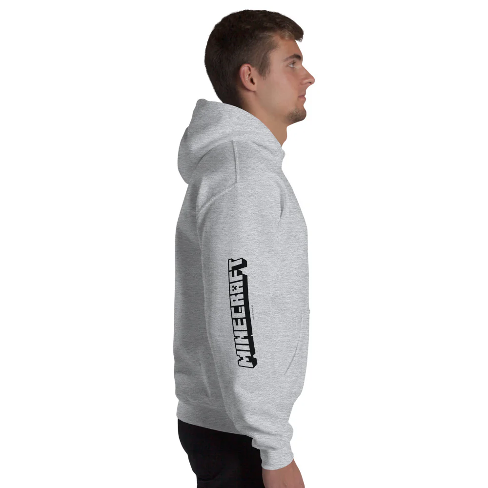 Minecraft Tuned In Creeper Adult Hoodie - Image 23