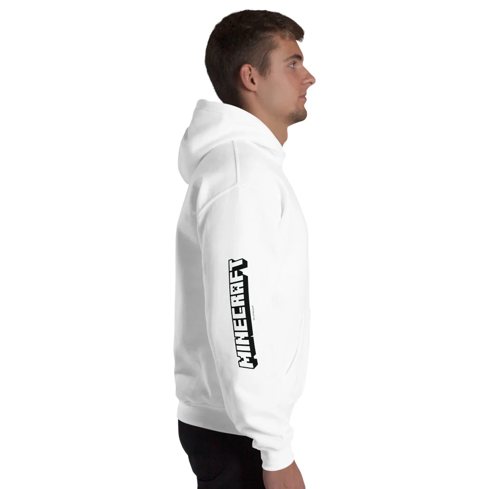 Minecraft Tuned In Creeper Adult Hoodie - Image 31