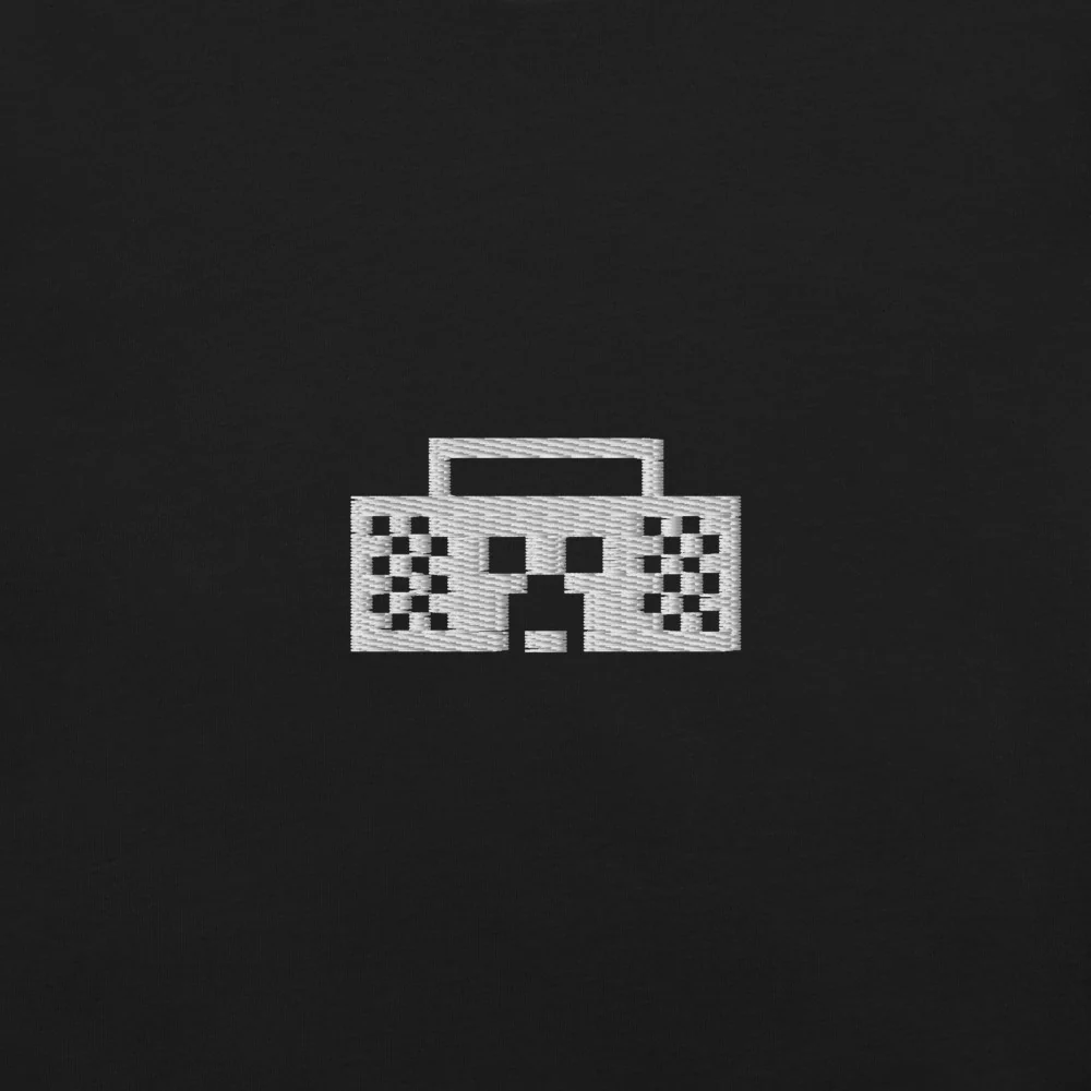 Minecraft Tuned In Creeper Embroidered Adult T-Shirt - Image 14