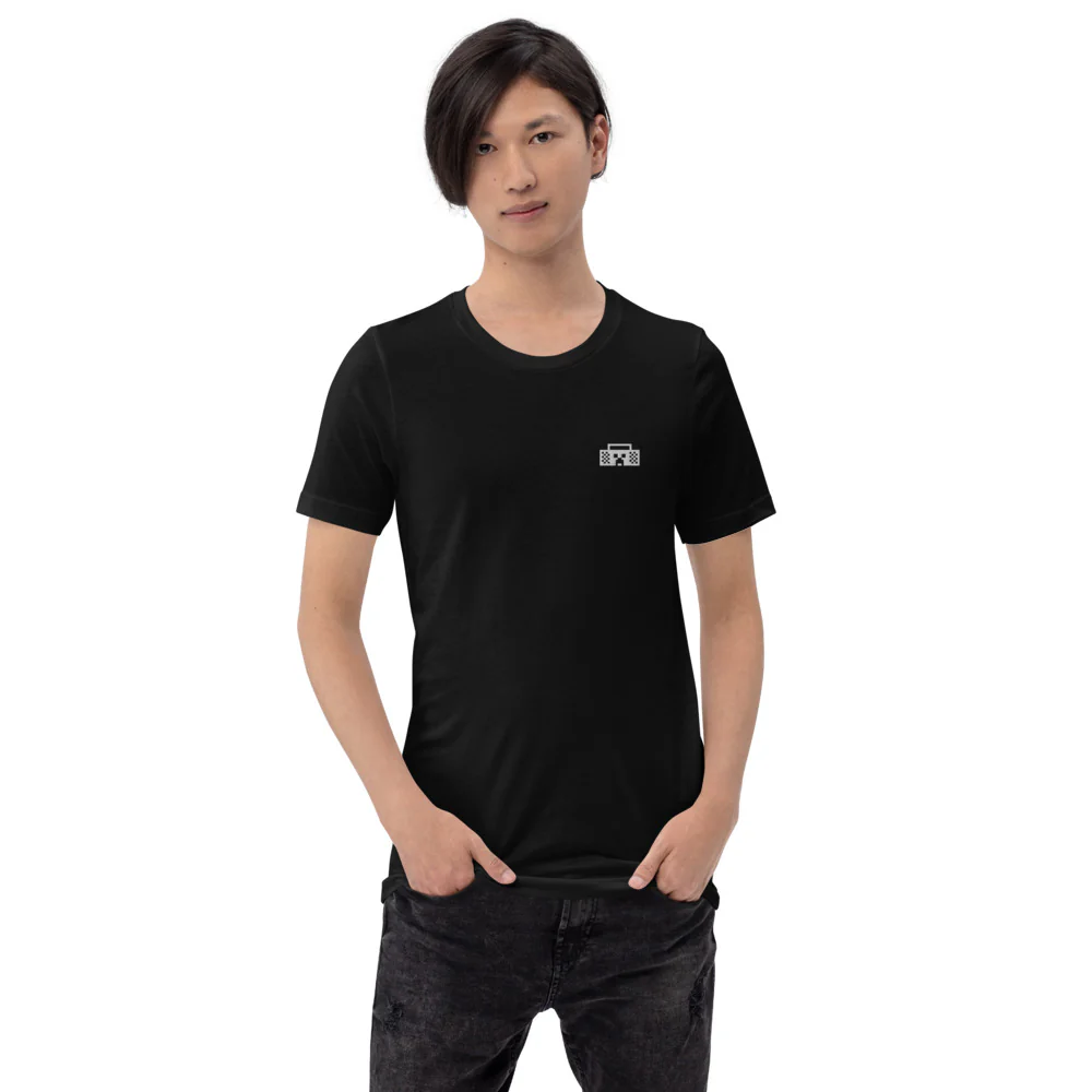 Minecraft Tuned In Creeper Embroidered Adult T-Shirt - Image 17