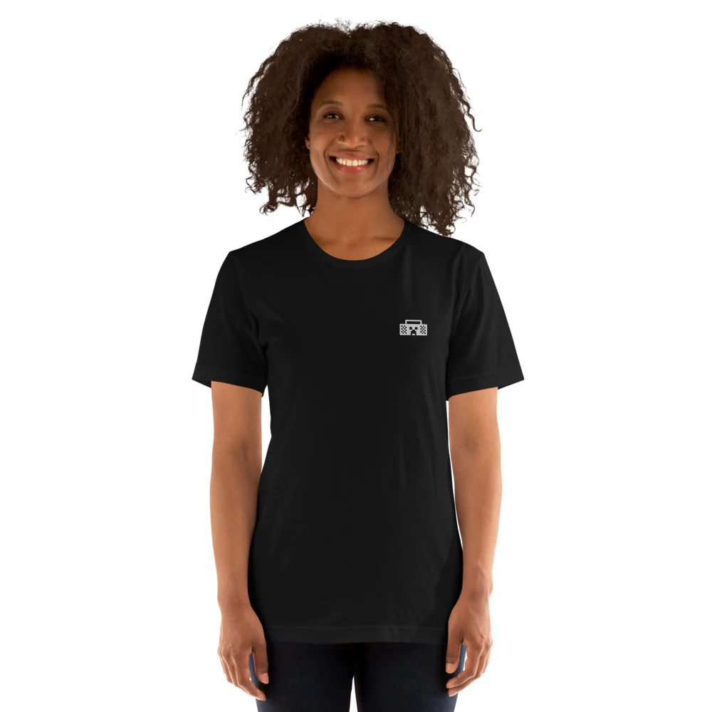 Minecraft Tuned In Creeper Embroidered Adult T-Shirt - Image 20