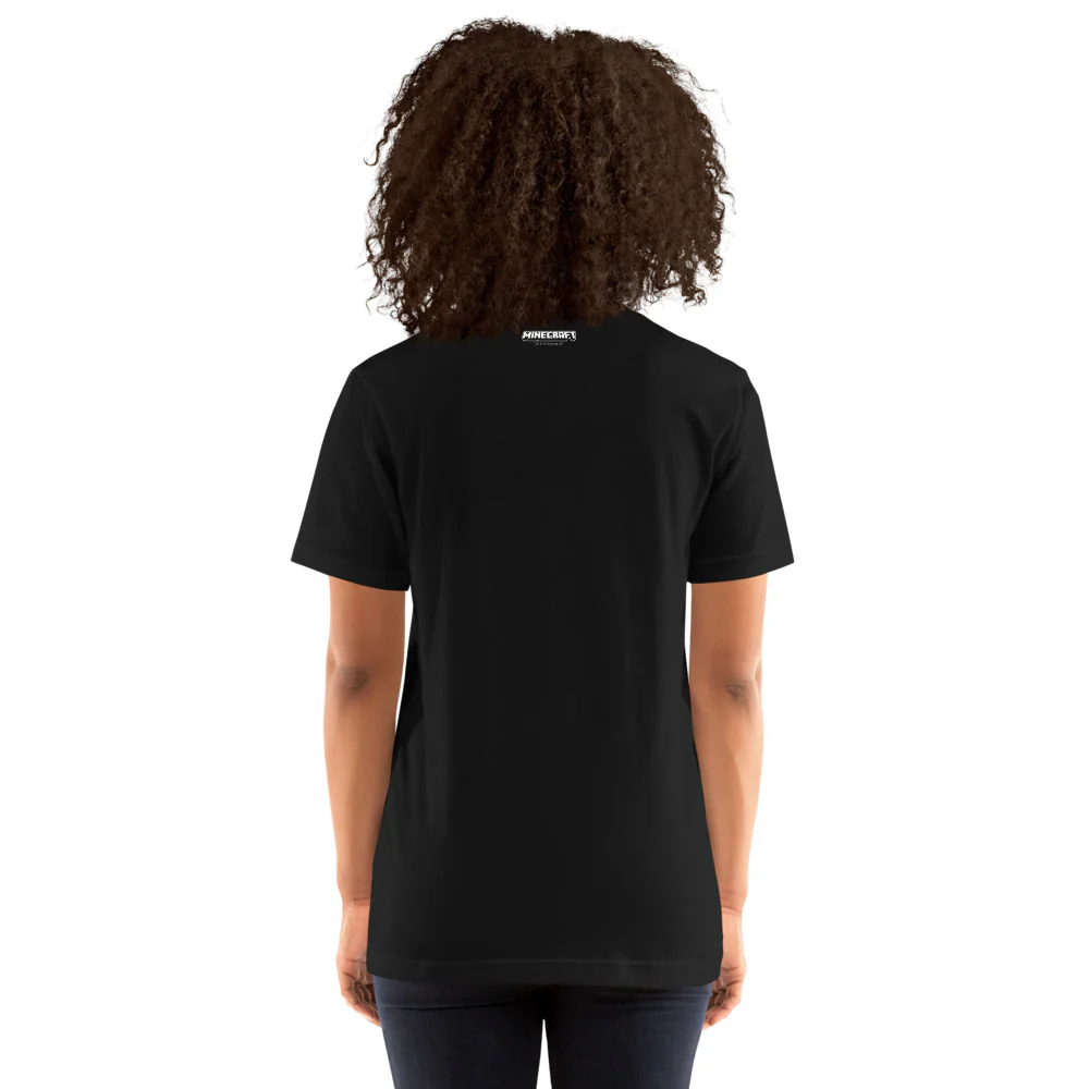 Minecraft Tuned In Creeper Embroidered Adult T-Shirt - Image 21