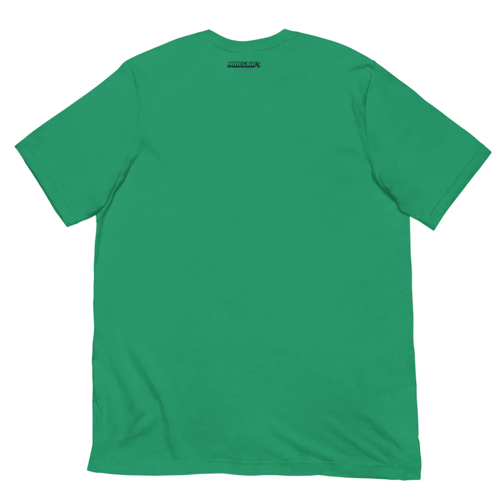 Minecraft Tuned In Creeper Embroidered Adult T-Shirt - Image 26