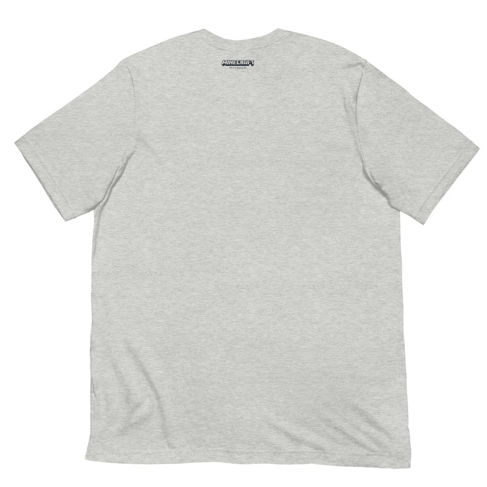 Minecraft Tuned In Creeper Embroidered Adult T-Shirt - Image 3