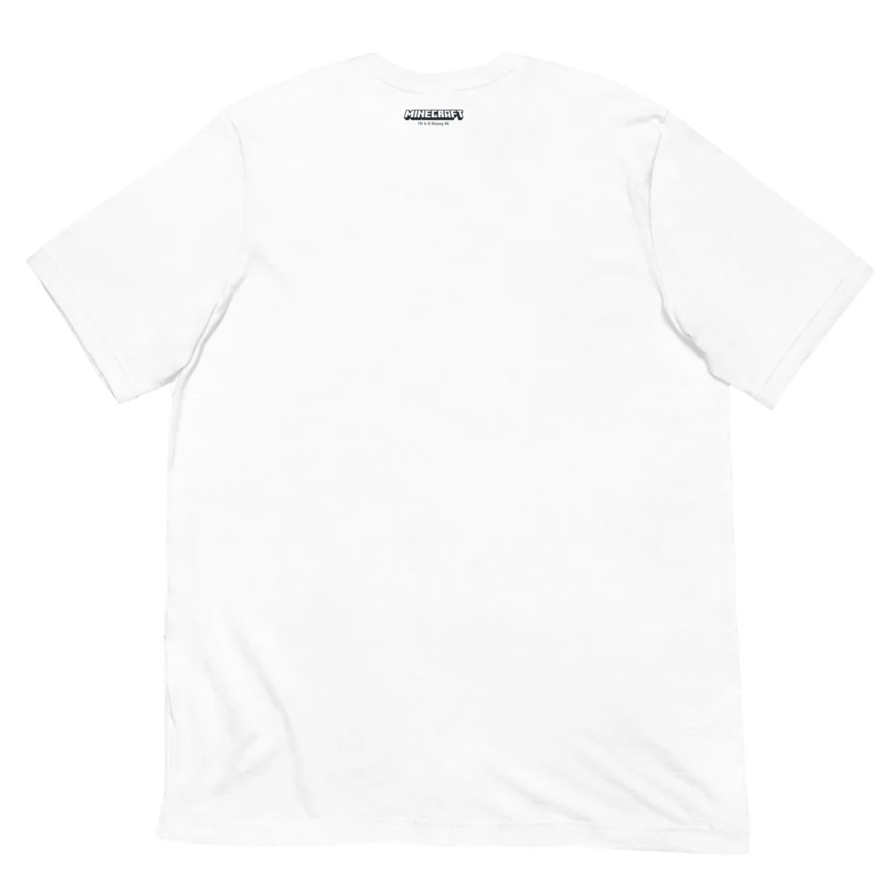 Minecraft Tuned In Creeper Embroidered Adult T-Shirt - Image 37