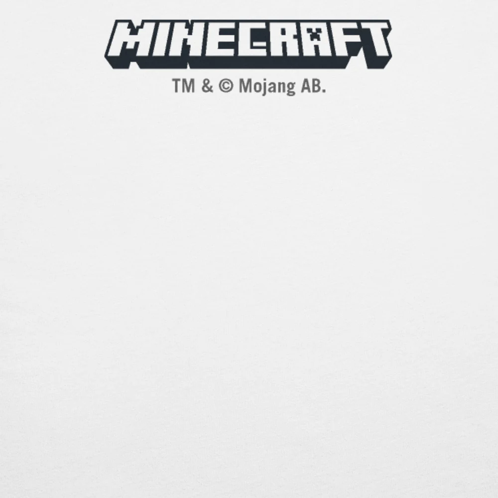 Minecraft Tuned In Creeper Embroidered Adult T-Shirt - Image 38
