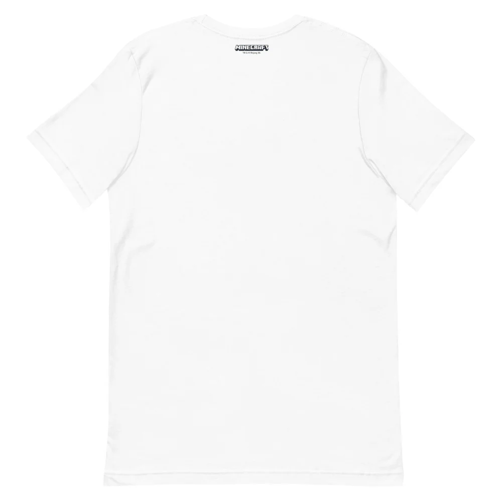 Minecraft Tuned In Creeper Embroidered Adult T-Shirt - Image 47