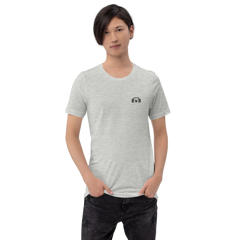 Minecraft Tuned In Creeper Embroidered Adult T-Shirt - Image 5
