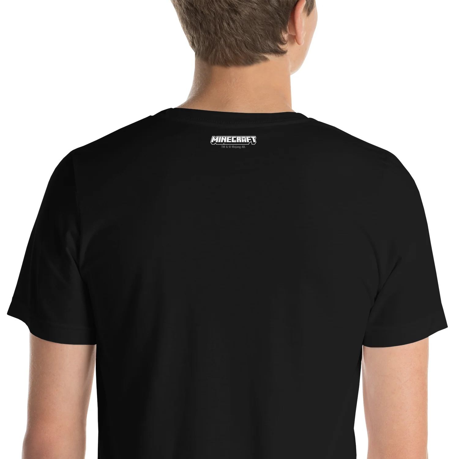 Minecraft Tuned In Creeper Embroidered Adult T-Shirt - Image 50