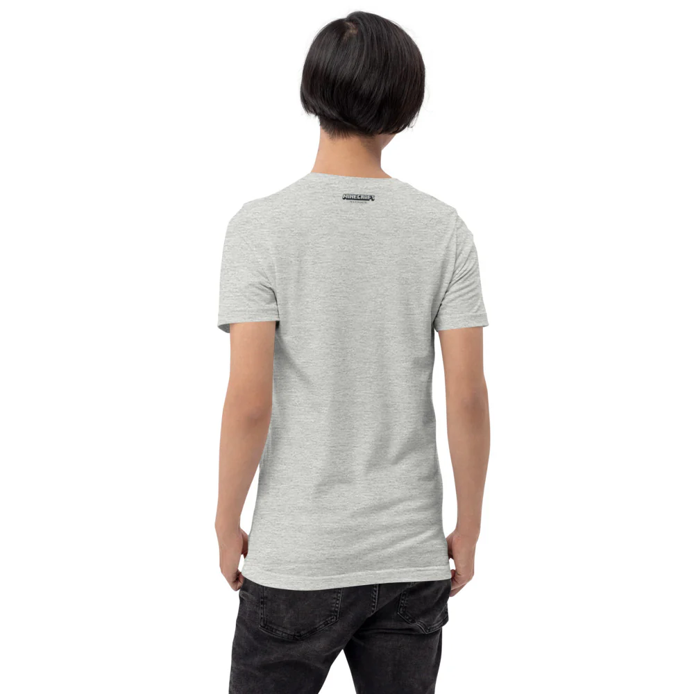 Minecraft Tuned In Creeper Embroidered Adult T-Shirt - Image 7