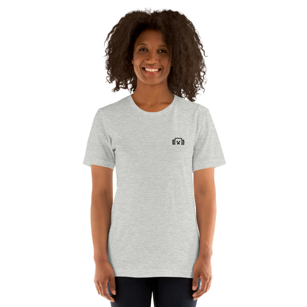 Minecraft Tuned In Creeper Embroidered Adult T-Shirt - Image 8