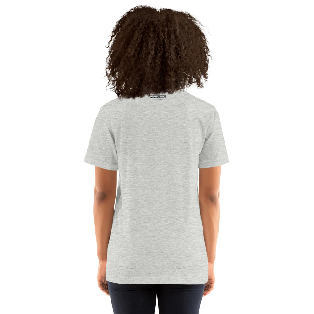 Minecraft Tuned In Creeper Embroidered Adult T-Shirt - Image 9