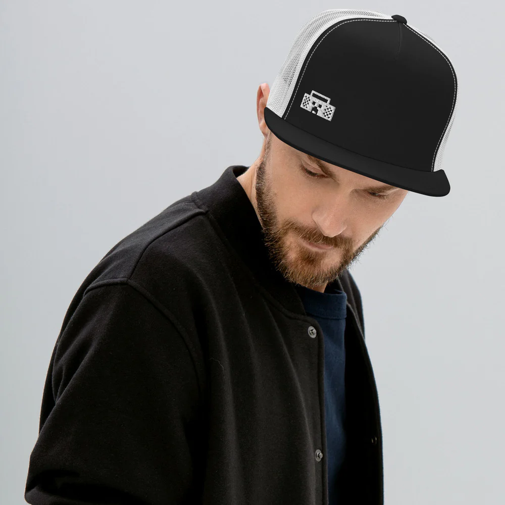 Minecraft Tuned In Embroidered Creeper Trucker Hat - Image 9