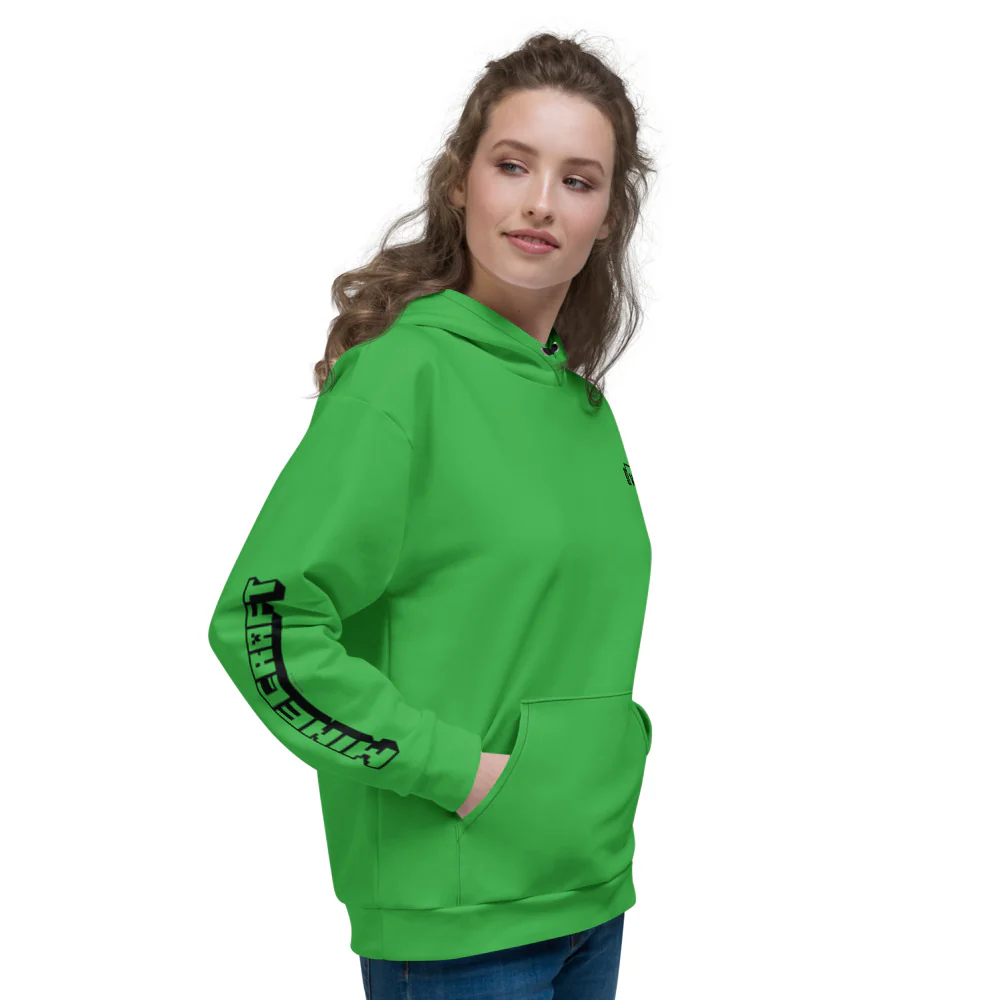 Minecraft Tuned In Green Creeper Adult Hoodie - Image 4