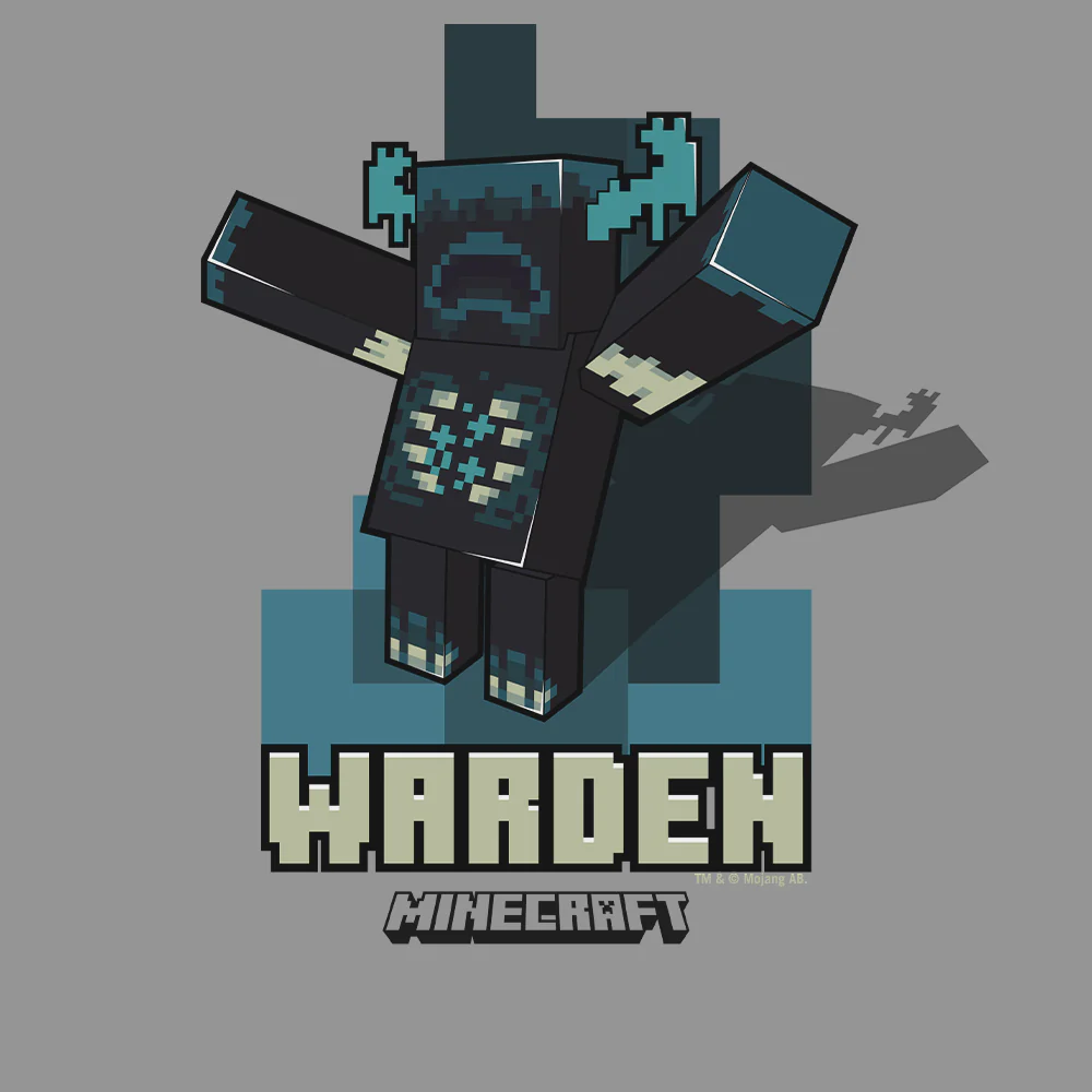 Minecraft Warden Kids T-Shirt - Image 2
