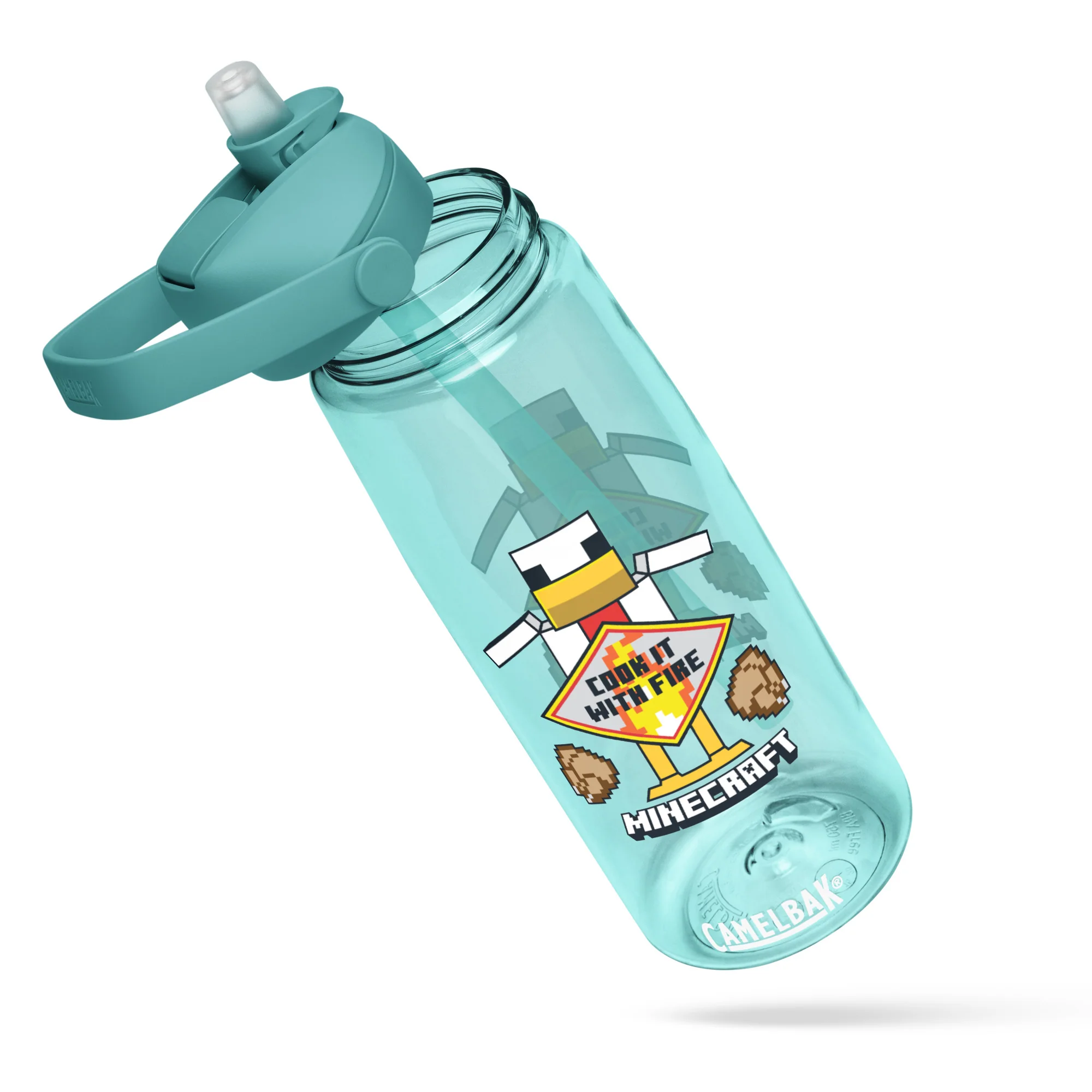 Minecraft Water Bottle Cook It With Fire | CamelBak Thrive® - Image 4