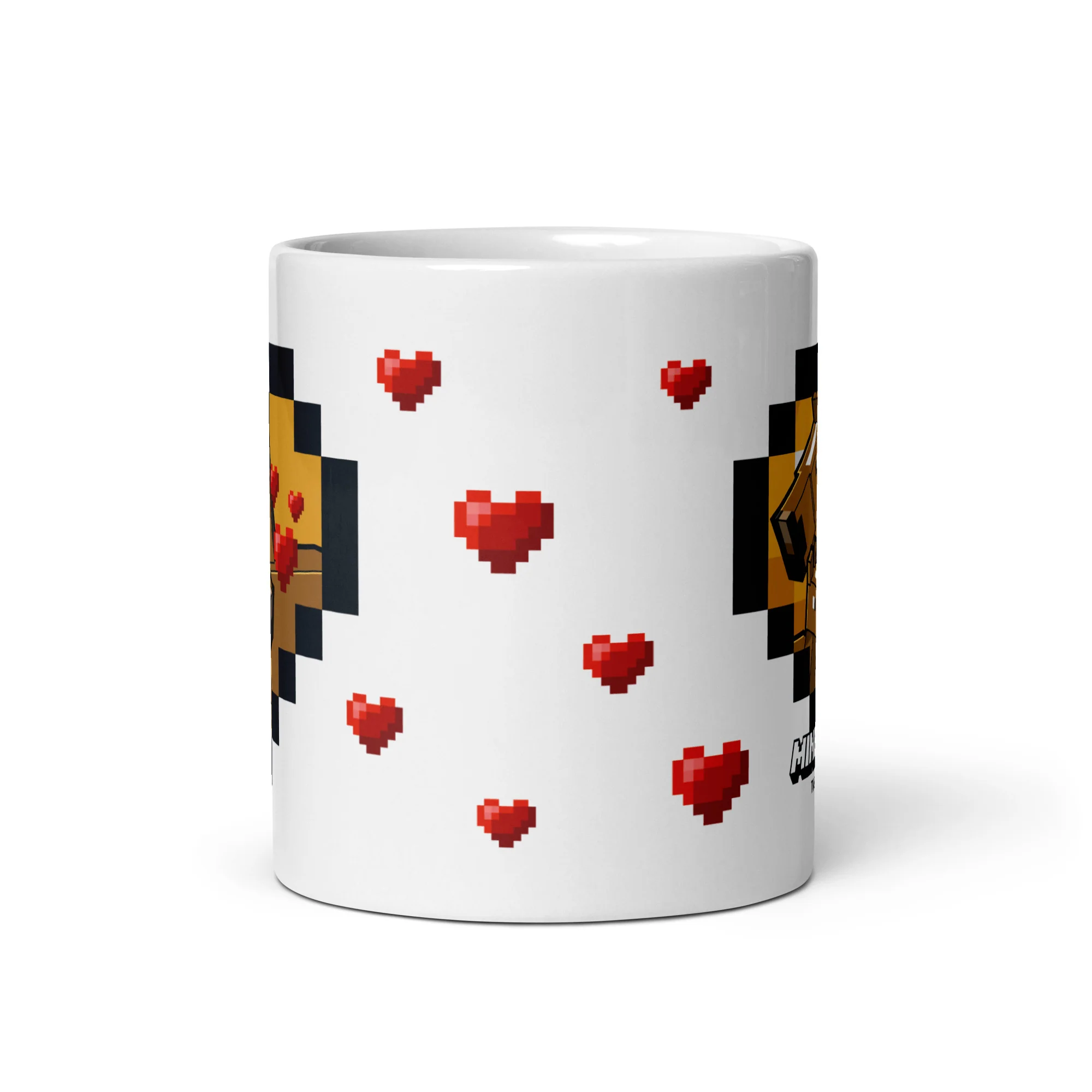 Minecraft White Mug Horse Love - Image 3