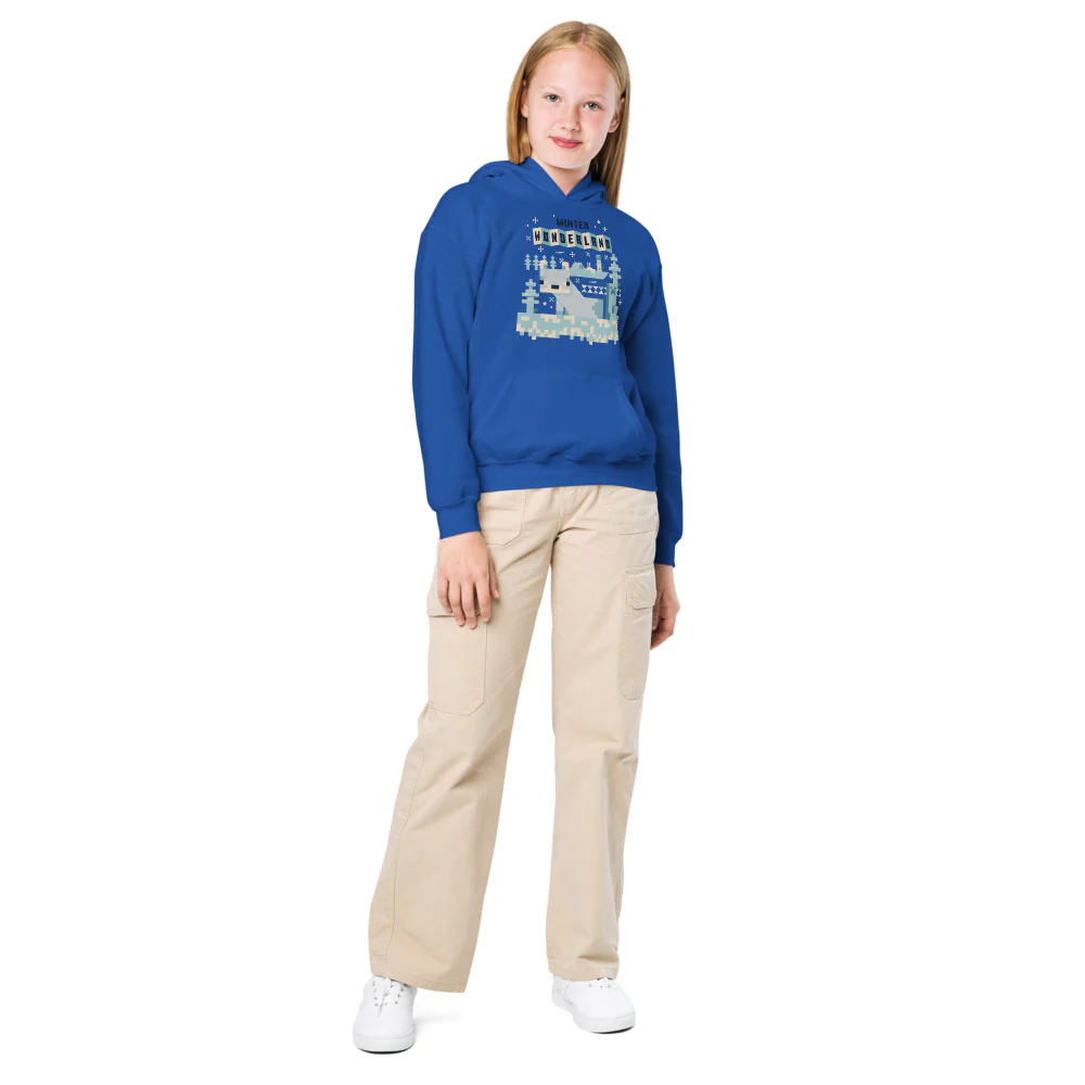 Minecraft Winter Wonderland Kids Hoodie - Image 3
