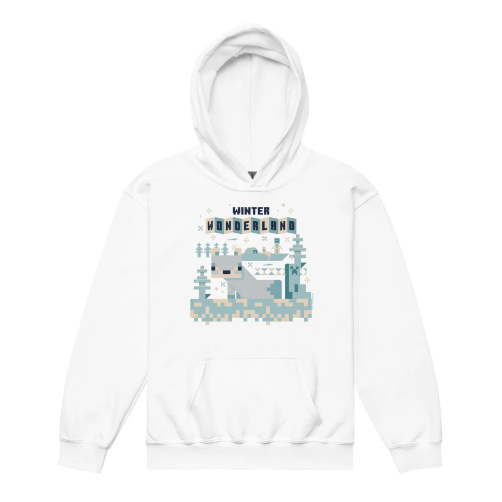 Minecraft Winter Wonderland Kids Hoodie - Image 4