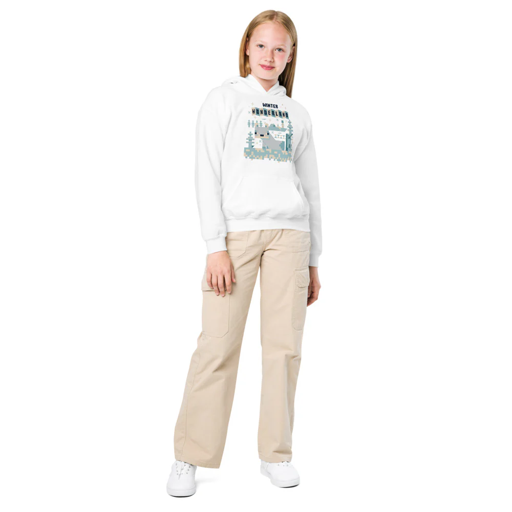 Minecraft Winter Wonderland Kids Hoodie - Image 6